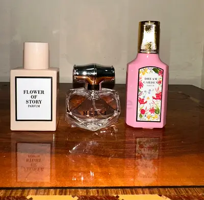 Set of 3 for 65 dirham (Perfume Collection: Flower of Story, Mersi, and Dream Garden)