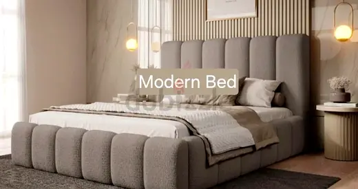 New High Quality Fabric Luxury King size 180x200 Bed included spring Matress