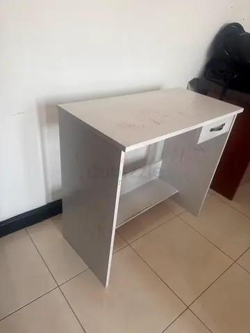 Compact White Study Desk for Kids