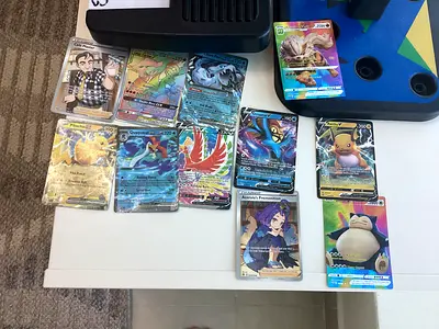 Mixed Pokémon TCG Rare & Holo Card Lot (V, EX, Promo) - 10+ Cards