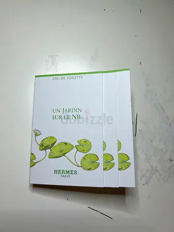 Hermes Un Jardin Sur Le Nil eau de toilette sample cards (new)