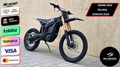 SURRON BRAND NEW TALARIA KOMODO 2026 WITH 1 YEAR WARRANTY FOR SALE
