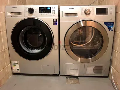 Samsung 8+8kg Washer and Dryer Set - Good Working Condition