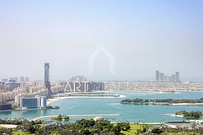 Luxury 4 BR | Palm & Burj Al Arab View | High Floor