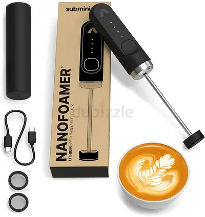 Subminimal NanoFoamer Lithium Handheld Milk Foamer | Make Premium Barista-Style Coffee Drinks at Hom