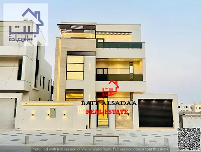 فيلا للبيع مع مسبح خاص ، طابقين وروف ، شامل رسوم التسجيل والتملك