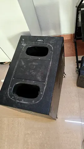 Used passive subwoofer speaker cabinet - sturdy pro audio unit