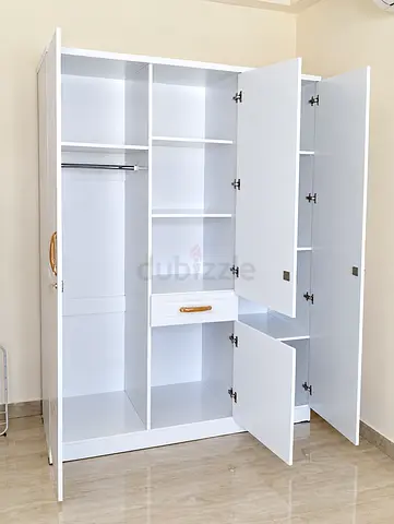 Brand new 3 door wood wardrobe available