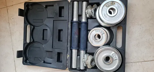 19 Piece Dumbbell Set 15 kg