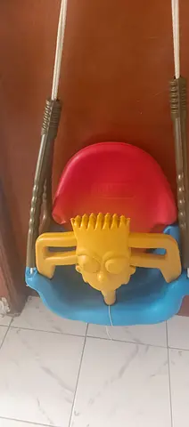 Plastic Baby Swing Seat with Safety Front - Good Condition