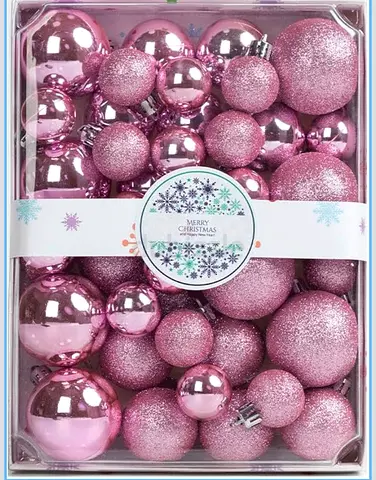 42pcs Christmas Balls,Multiple Sizes&Appearances