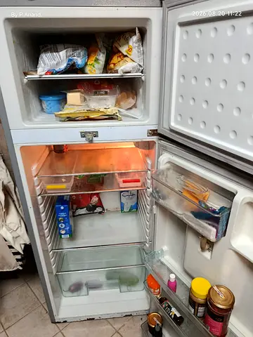 Double door fridge for sale throwaway price