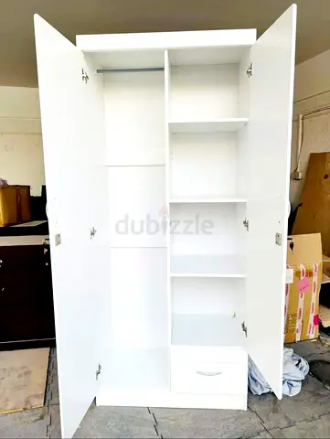 Brand NEW Two Door Wardrobe with Shelf and Drawer