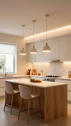 Modern kitchen island
