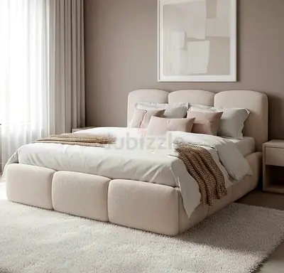Premium Quality Queen Size Luxury Bed With Spring Mattress Delivery Available