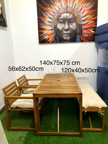 IKEA NÄMMÄRÖ Garden set with Table+2 chairs+bench