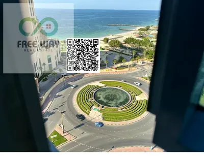 🔥 غرفة وصالة مفروشة للإيجار الشهري في كورنيش عجمان – النخيل 2، برج الاتحاد، بإطلالة بحرية كاملة وموقع مميز مقابل فندق باهي قصر عجمان وفيرمونت. شقة وا