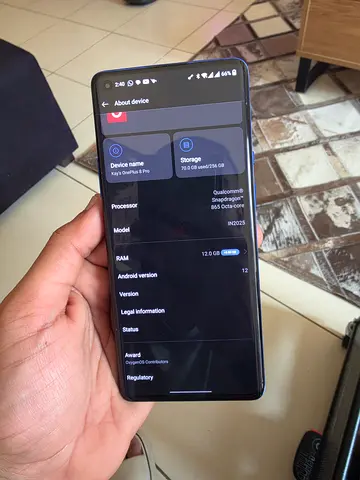 OnePlus 8 Pro (256GB)  12Gb Ram - Perfect condition
