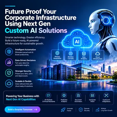 Future Proof Your Corporate Infrastructure Using Next Gen Custom AI Solutions