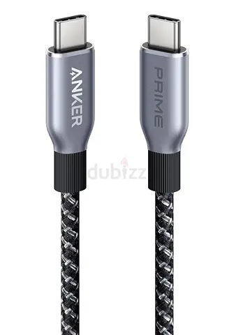 Anker Prime USB C to USB C Cable, 240W Fast Charging Durable Cable (0.9m)
USB 2.0 Upcycled Braided N