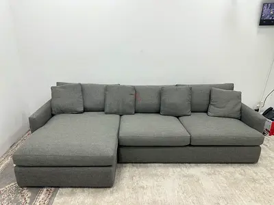 Excellent condition crate&barrel lshape sofa