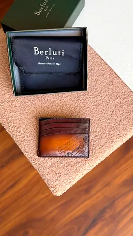 *BERLUTI* Bambou Card Holder Venezia Calf Leather *VIP QUALITY*