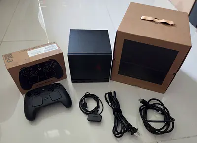 Valve Steam Machine Gaming Console 512GB NVMe SSD with Steam Controller used less than 1 months