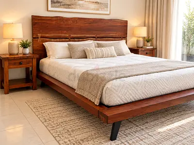 Marina Home Solid Wood Edge Style Bed Set