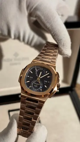 Patek Philippe Nautilus Travel Time Chronograph in 18K rose gold