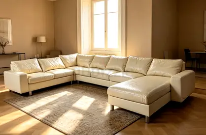 Sofa Genuine Leather Italian Sectional