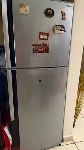 Sharp Double Door Refrigerator Silver