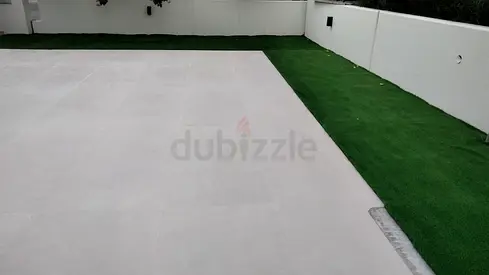 Artificial Grass Turf Roll - Green Outdoor Fake Lawn