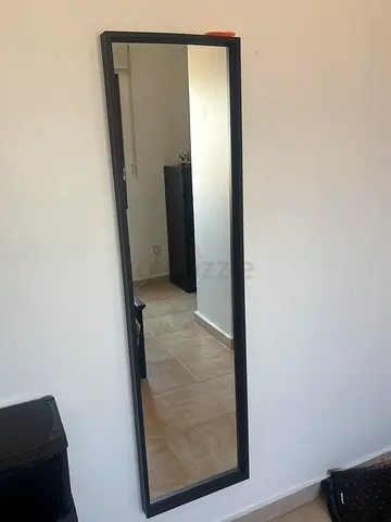 IKEA Full-length Wall Mirror with Black Frame