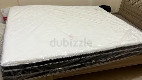 Queen size cot l New unpacked Mattress with bill | single cot