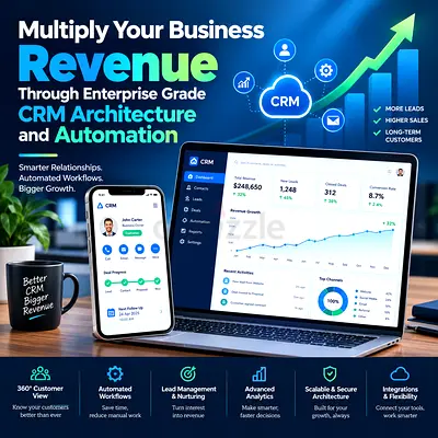 Multiply Your Business Revenue Through Enterprise Grade CRM Architecture and Automation
