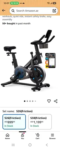 Used Upright / Indoor Spin Exercise Bike – Great Condition