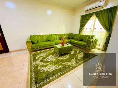 Here is the English translation: Opportunity in Al Mowaihat 3! Brand-new fully furnished 2BR apartment with balcony & 2 bathrooms. Rent AED 4,600 inc