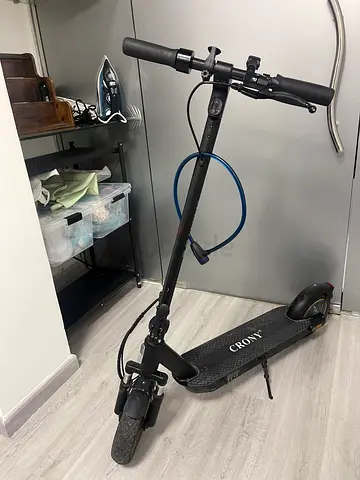 It's a electric scooter