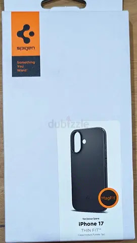 Spigen Thin Fit MagFit designed for iPhone 17 case cover [MagSafe compatible] - Black