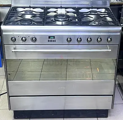 Smeg brand full gas cooker 5 burner 90bay60cm lastest model for sale