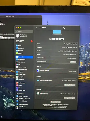 Macbook pro i9 for sale