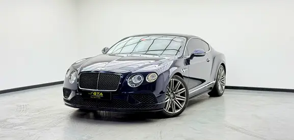 2016 Bentley Continental GT Speed W12, Full Bentley Service History, Excellent Condition, GCC
