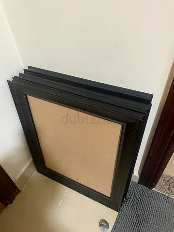 Set of 5 Black Picture Frames - Excellent Condition.