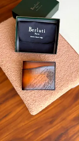 *BERLUTI* Makore Slim Compact Wallet Venezia Calf Leather **VIP QUALITY*
