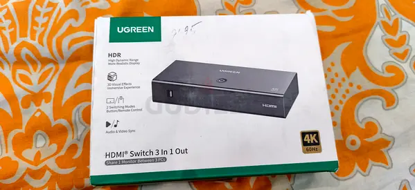 UGREEN HDMI Switch 3-in-1 (4K) - Boxed, Unused
