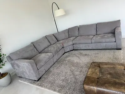 Axis Feather filled Corner Sofa Crate&Barrel