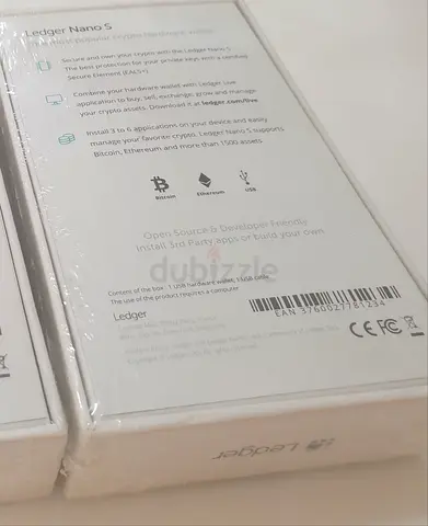 Ledger Nano S hardware crypto wallet - sealed box