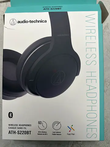 Audio-Technica ATH-S220BT Wireless Headphones - Black (New) unwanted gift.