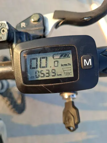 Used Bicycle Speedometer/Odometer and Key Lock - Works Fine