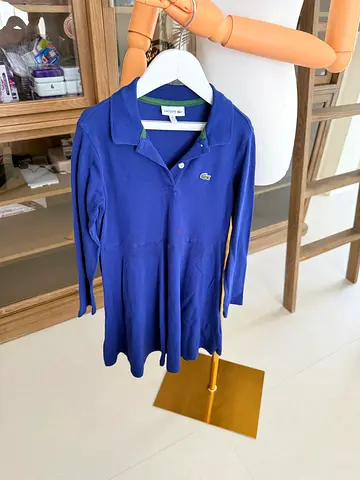 Lacoste polo dress girl size 8